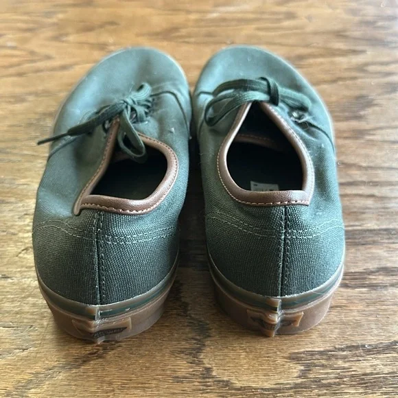 Vans Teal Canvas Sneakers